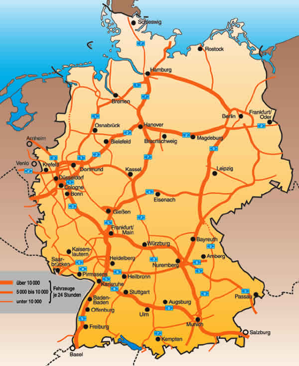 Deutschland Autobahnnetz Karte | My Blog