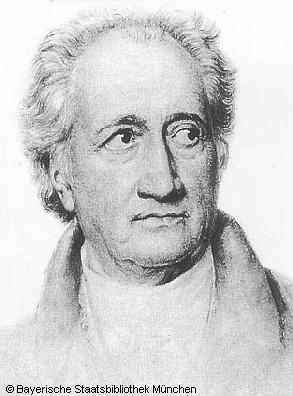 Goethe 1828, Copyright: Bayer. Staatsbibliothek München