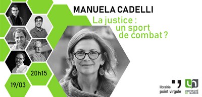 Manuela Cadelli "La justice : un sport de combat ?" 