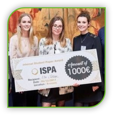 Elise Melchior et Pauline Limbrée - Internet Student Paper Award 