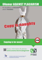 Copy is naughty - Poster