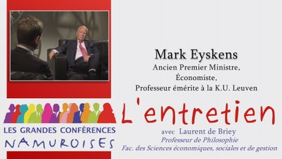 Mark Eyskens, L'entretien avec Laurent de Briey