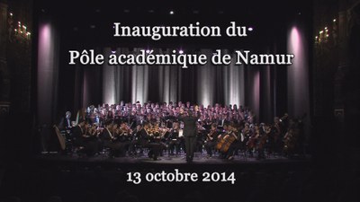 Séance d'ouverture du Pôle académique de Namur