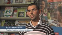 Yahia Hakomme, étudiant syrien réfugié en Belgique