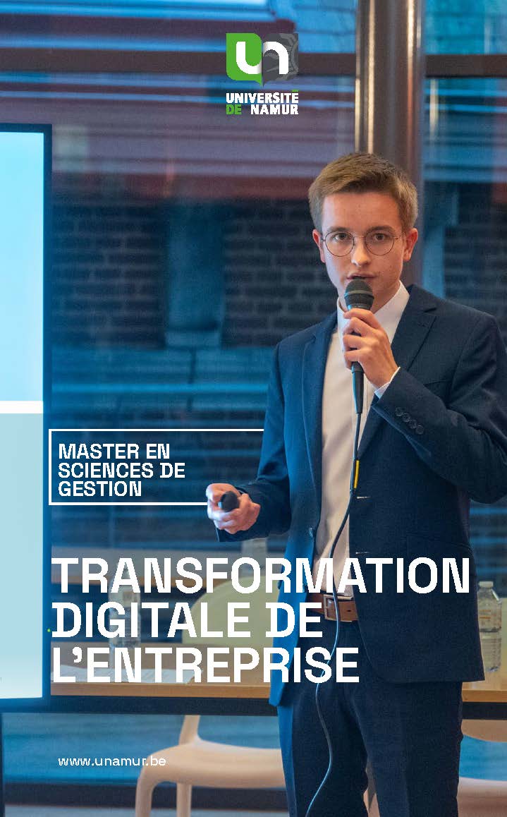 Brochure master en transformation digitale de l'entreprise