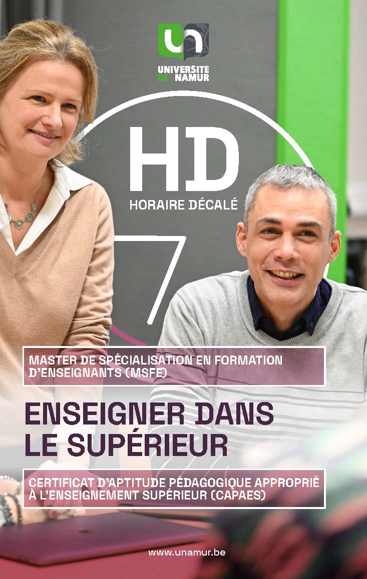 Brochure master de spécialisation en formation d'enseignants et CAPAES