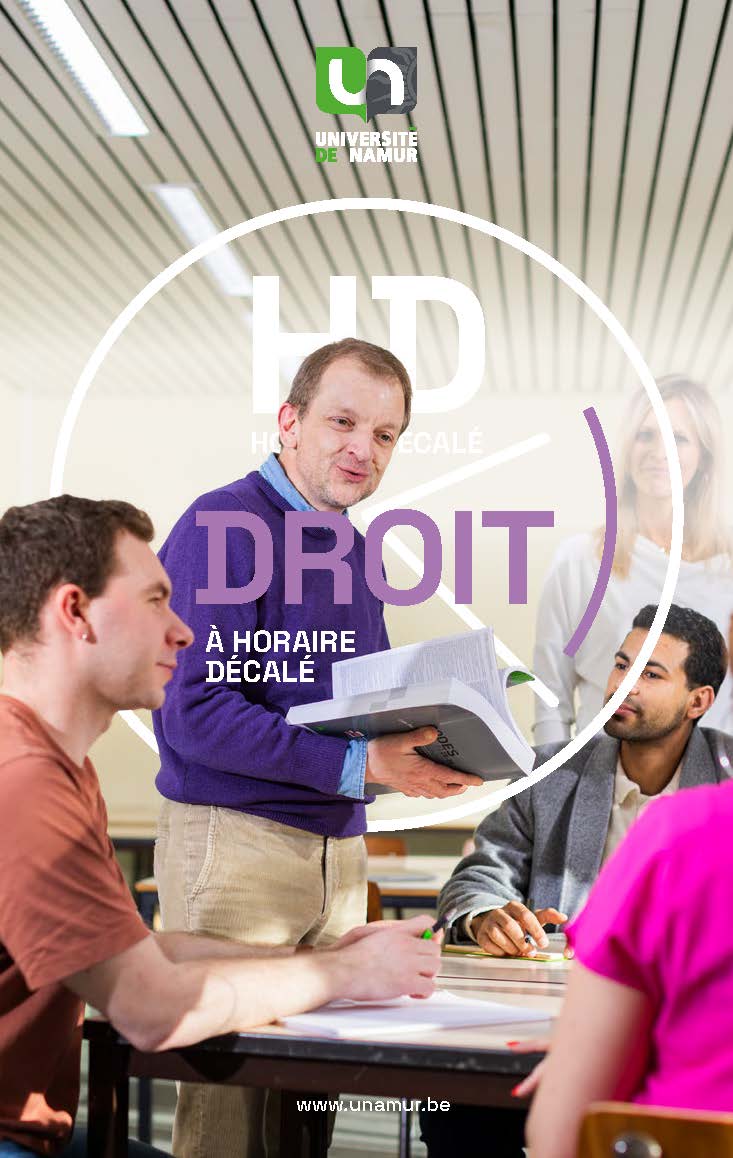 Brochure bachelier en droit à horaire décalé