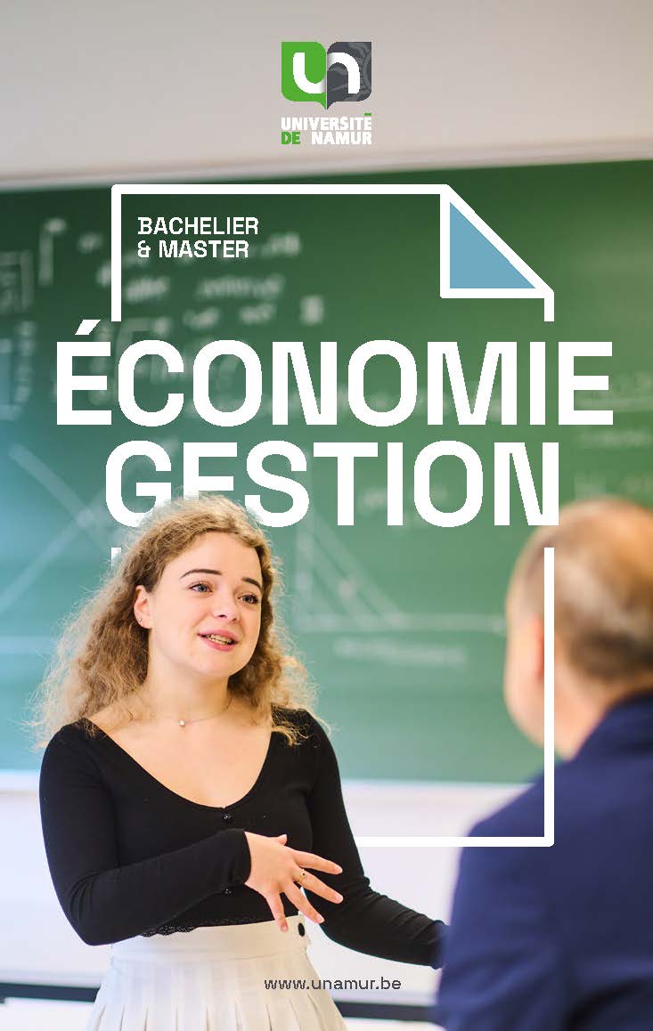 Brochure bachelier et master en économie gestion