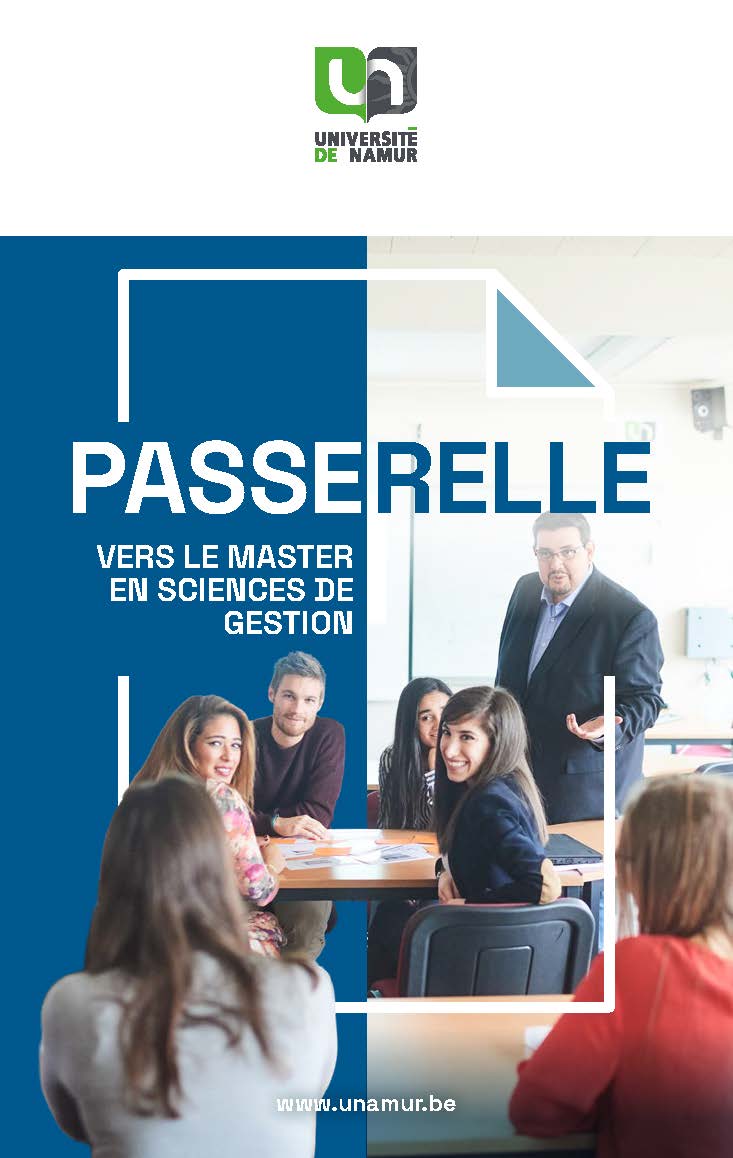 Brochure passerelle vers le master en sciences de gestion