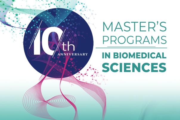 Visuel 10 ans du Master en sciences biomédicales