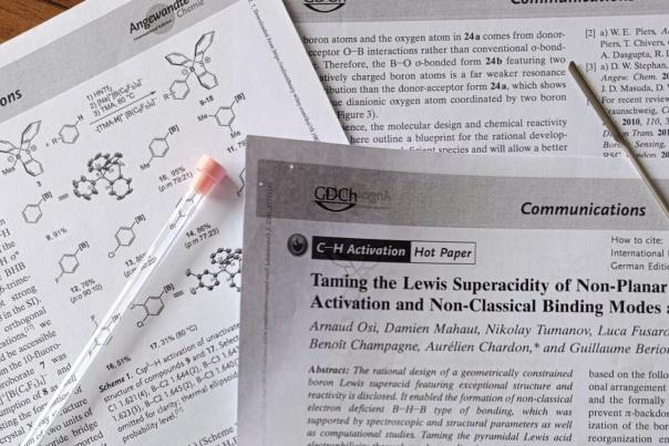 Photo de quelques publications scientifiques du RCO