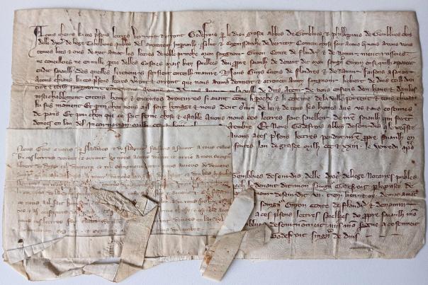 Fonds de Bergeyck - Charte de 1263