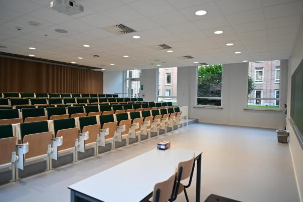 Salle de cours de l'UNamur