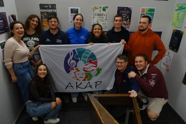 Photo de groupe de l'AKàP 2025-2026 à l'UNamur