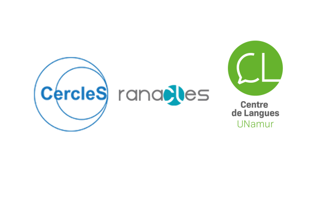 Logo des partenaires de la formation CercleS 2026 : CercleS - Centre de Langues de l'UNamur - Ranacles
