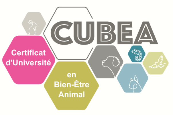 Logo CUBEA - Certificat d'Université en Bien-Être Animal, proposé par l’UNamur et la HELHa