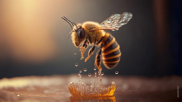 Une abeille