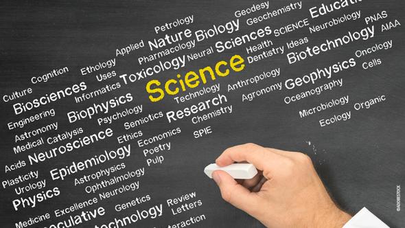Nuage de mots autour de la science