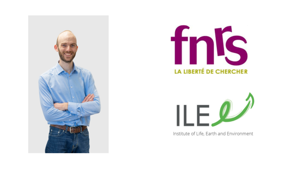 Photo de Max Collinet, logo FNRS et ILEE