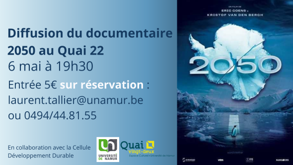 Affiche de la diffusion du documentaire