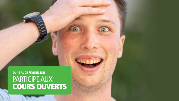 Cours ouverts à l'UNamur février 2026