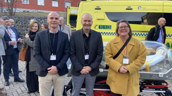 Sur la photo, de gauche à droite : Benoit Muylkens, Jean-Michel Dogné et Annick Castiaux