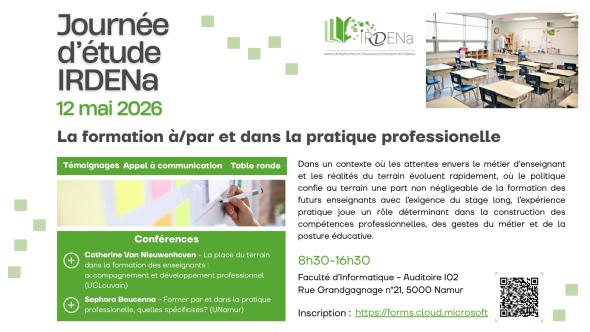 Affiche journée d'étude IRDENA