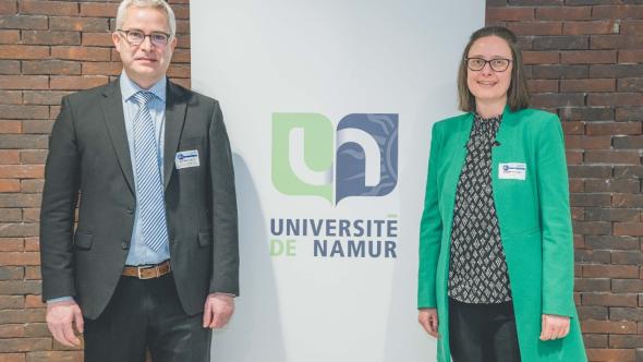 Jean-Pierre Gillet et Marielle Boonen, changement de direction du Département des sciences biomédicales