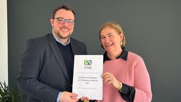 Michel Ajzen et Nathalie Burnay