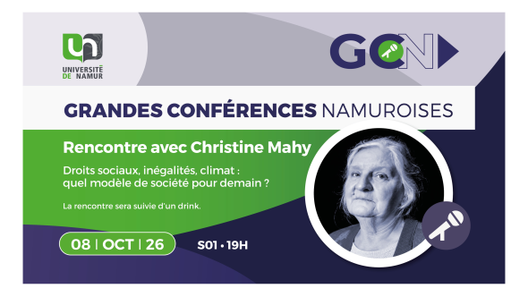Visuel de la GCN - Rencontre avec Christine Mahy