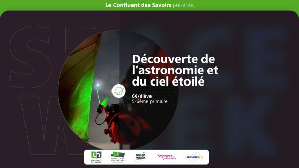 Découverte de l’astronomie et du ciel étoilé