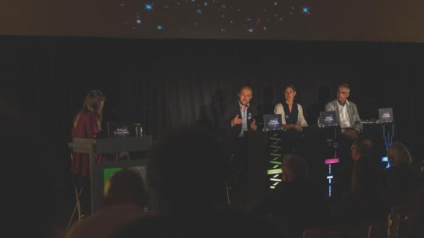 Chercheurs lors la Space Week 2022