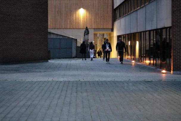 Visiteurs lors de la Nuit Blanche 2024