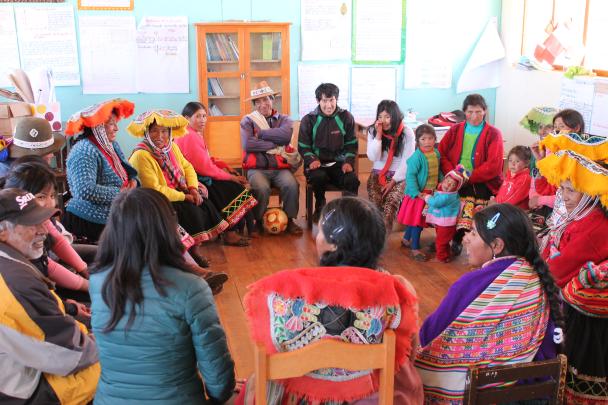 Atelier participatif au Pérou
