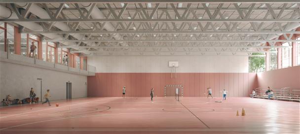 Projet hall sportif et logements étudiants