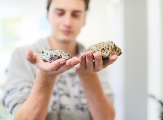 Etudiant en géologie