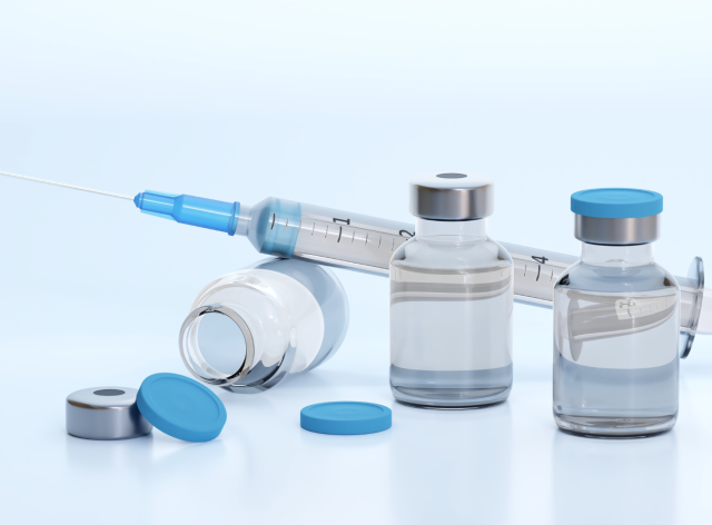 Visuel de contenants pour un vaccin