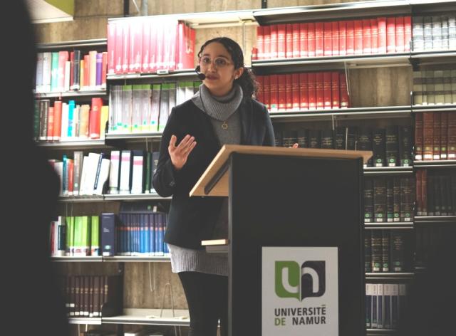 Photo du tournoi d'éloquence en Faculté de droit de l'UNamur
