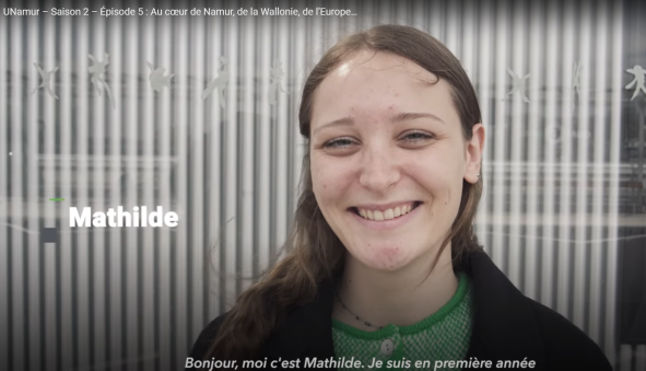 Etudiante de l'UNamur