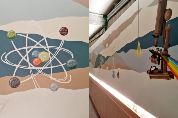 Nouvelle fresque de la Faculté des sciences