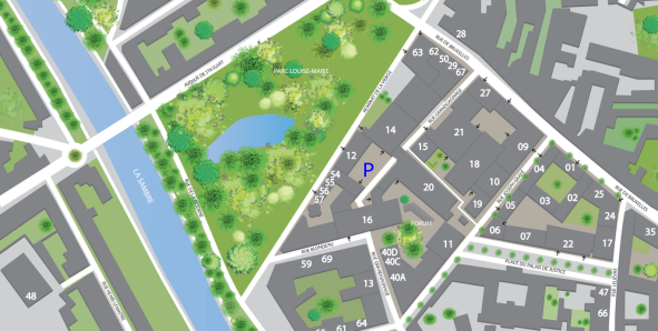 Plan parking diplomation EMCP