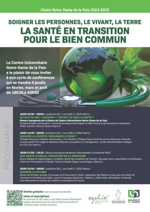 Visuel du cycle de conférences de la Chaire Notre-Dame de la Paix