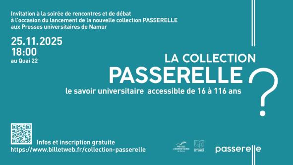 Visuel annonçe de l'évènement d elancement de la collection Passerelle