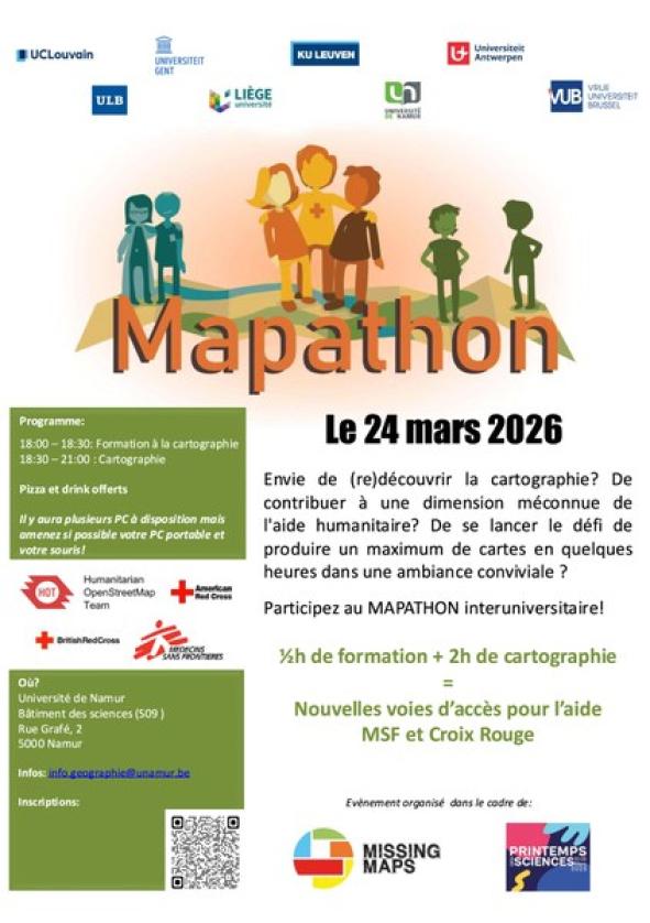 Affiche de l'évènement Mapathon 2026