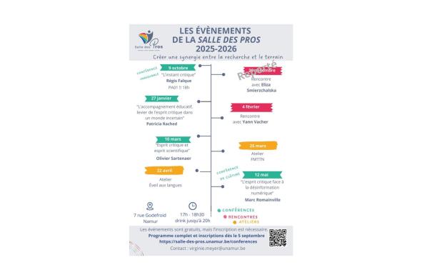 Affiche des évènements 25-26