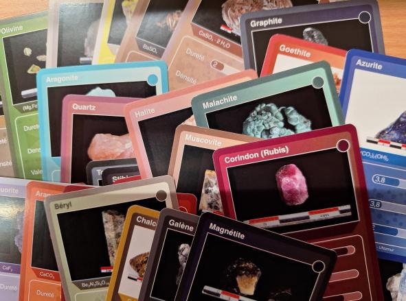 Jeu de cartes kit géologie