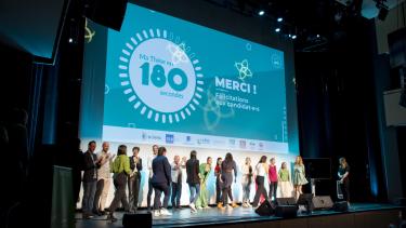 Remise des prix lors de MT180
