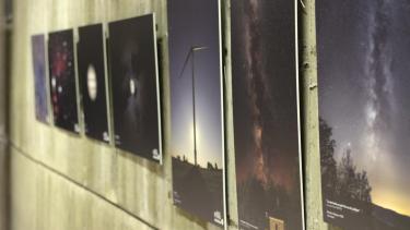 Panneaux de l'exposition Objectif Etoile