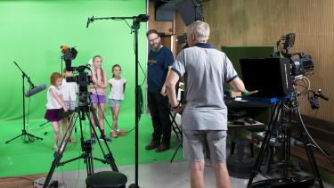 Enregistrement au studio 
