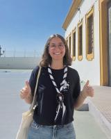 Perrine Dupanloup, étudiante de la Faculté de philosophie et lettres en séjour Erasmus à l’Université de Cadix en Espagne